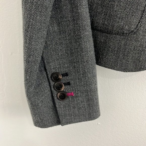 S Oliver Houndstooth German-Brand Cotton Blazer - Picture 5 of 7